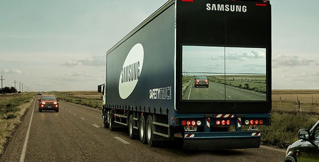 ซัมซุงเพิ่มความปลอดภัยบนท้องถนนด้วย Samsung Safety Truck